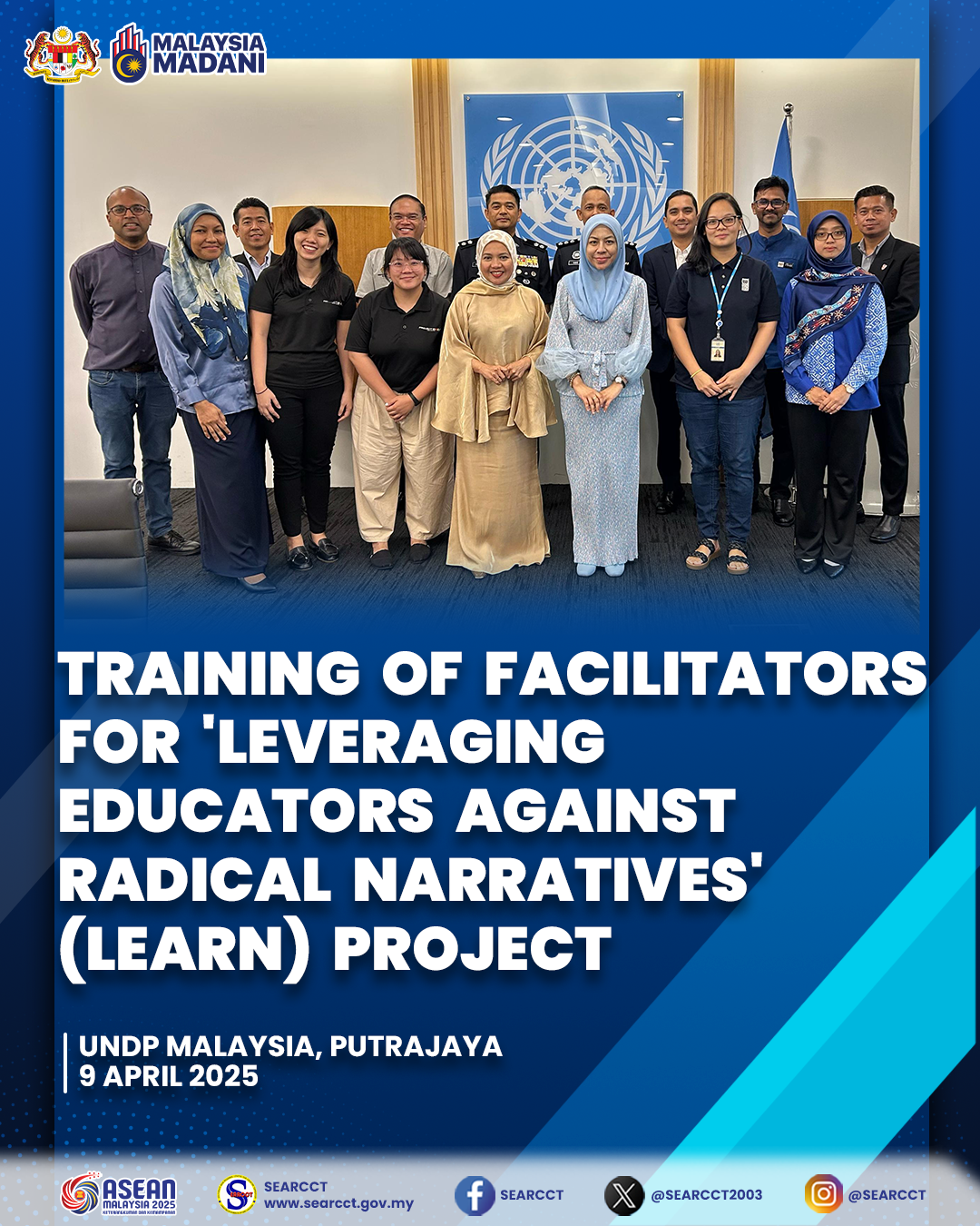 TRAINING OF FACILITATORS FOR ‘LEVERAGING EDUCATORS AGAINST RADICAL NARRATIVES’ (LEARN) PROJECT